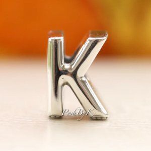 Pandora Letter K Reversible Bead Charm 797465